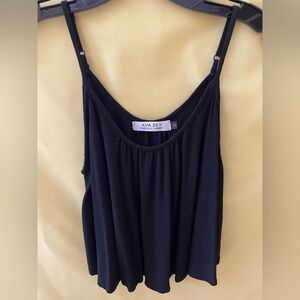 Ava Sky Midnight Black Camisole